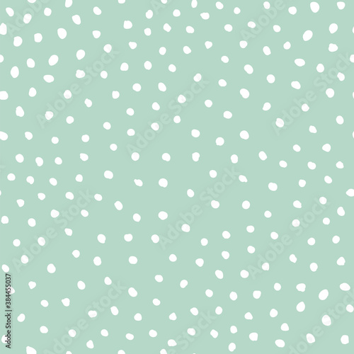 Pastel doodle seamless pattern of hand drawn dot textured background 