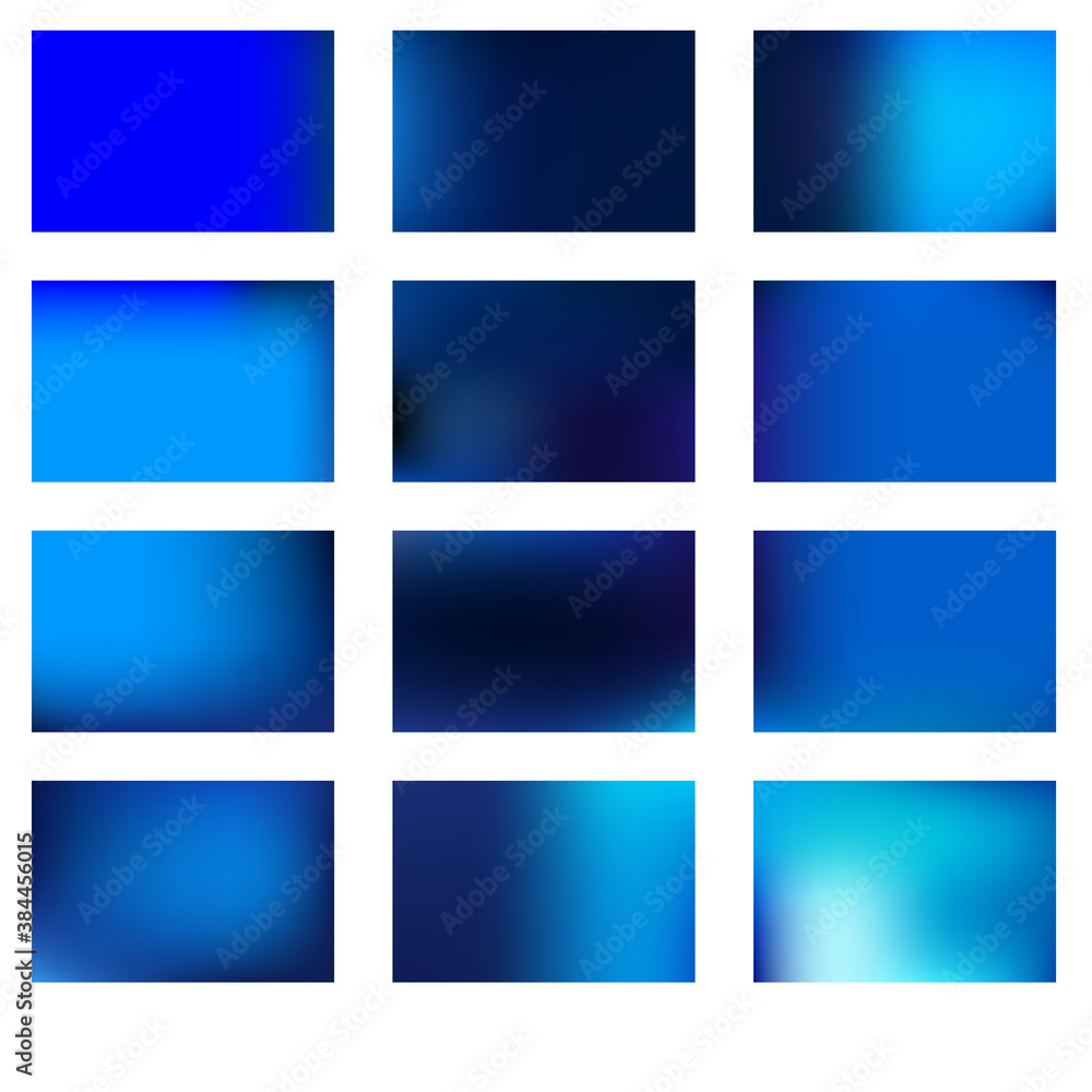 BIG set of blurred nature blue backgrounds. BIG set of blurred nature blue backgrounds.