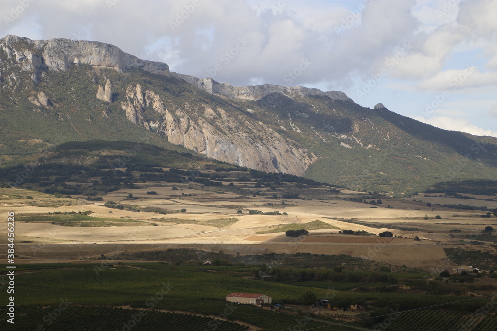 Landscape in the interior of Basque Country