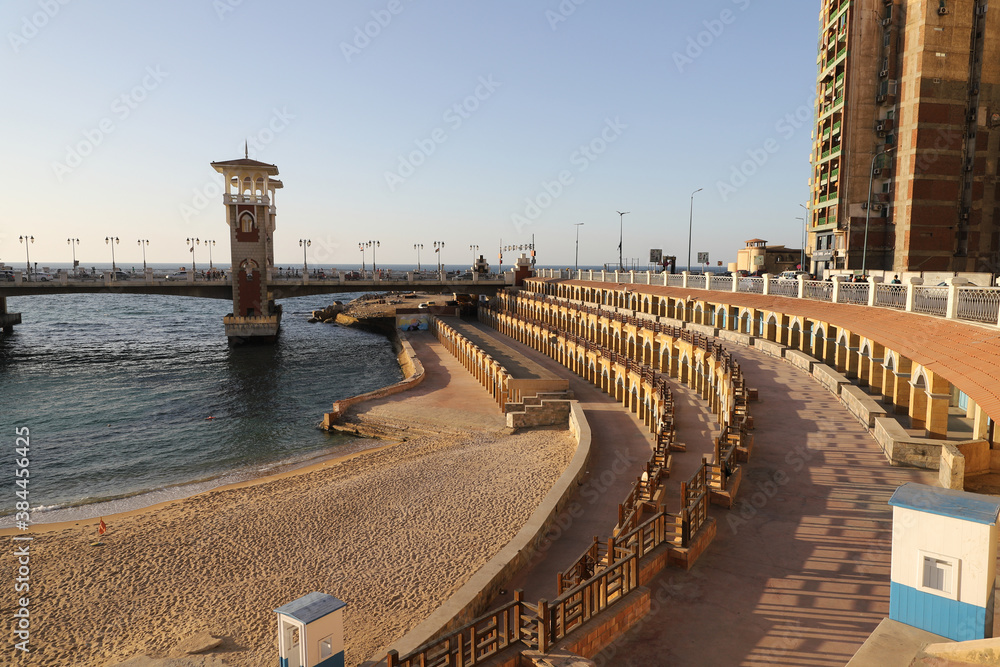 Obraz premium Stanley Beach and bridge