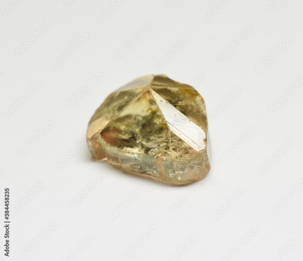 Green tourmaline raw gemstone crystal Green tourmaline raw gemstone crystal