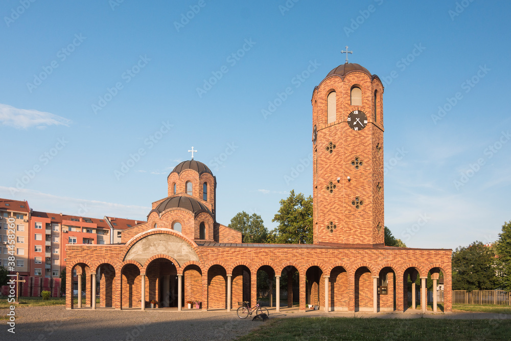 Orthodox church building in Novi Sad