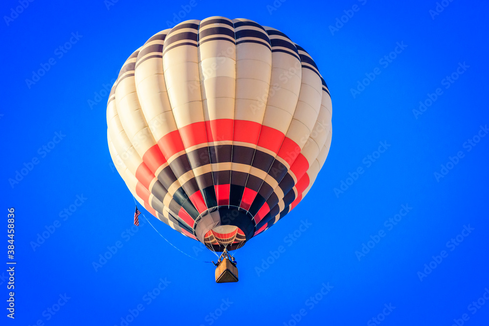 Naklejka premium Hot air ballons over Oklahoma City