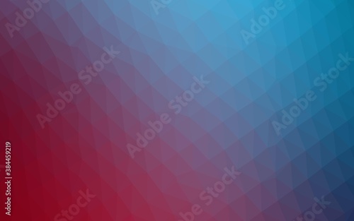 Wallpaper Mural Dark Blue, Red vector blurry triangle pattern. Torontodigital.ca
