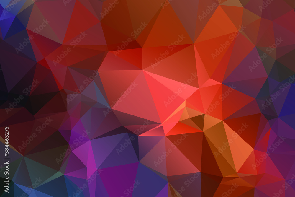 Obraz premium Abstract Color Polygon Background Design, Abstract Geometric Origami Style With Gradient. Presentation,Website, Backdrop, Cover,Banner,Pattern Template