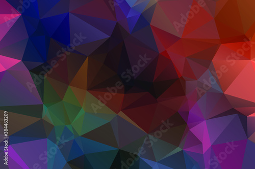 Fototapeta Naklejka Na Ścianę i Meble -  Abstract Color Polygon Background Design, Abstract Geometric Origami Style With Gradient. Presentation,Website, Backdrop, Cover,Banner,Pattern Template