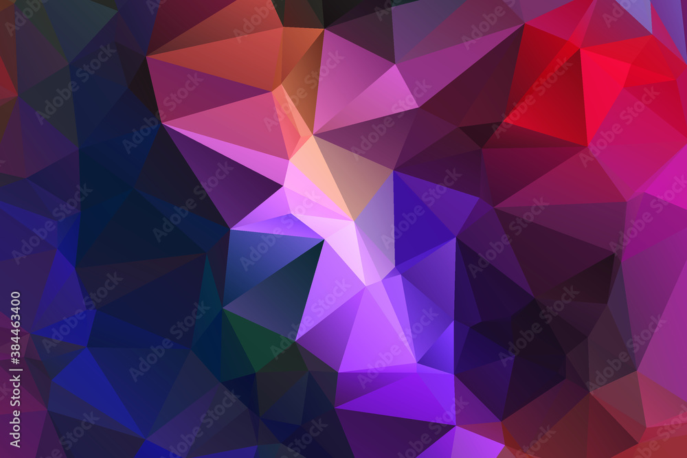 Obraz premium Abstract Color Polygon Background Design, Abstract Geometric Origami Style With Gradient. Presentation,Website, Backdrop, Cover,Banner,Pattern Template