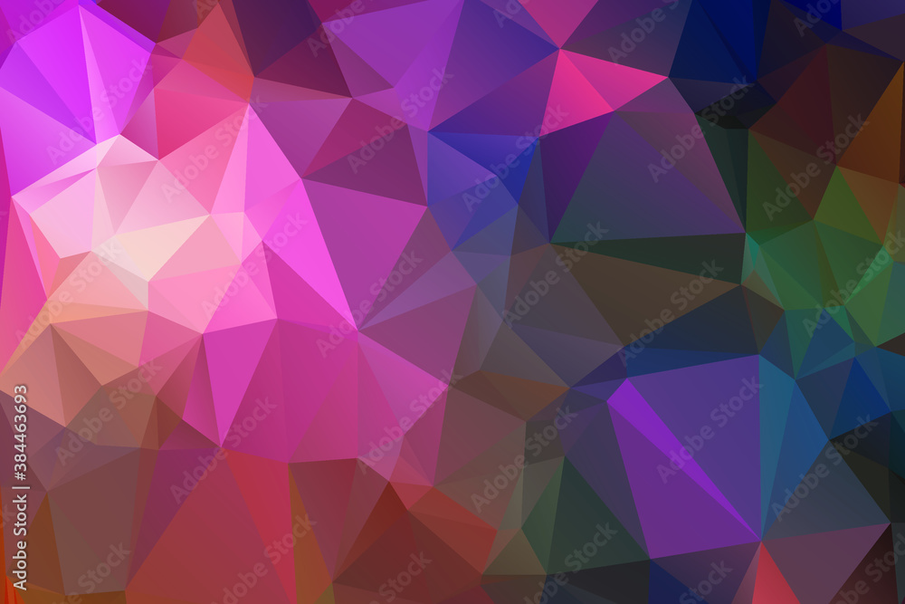 Obraz premium Abstract Color Polygon Background Design, Abstract Geometric Origami Style With Gradient. Presentation,Website, Backdrop, Cover,Banner,Pattern Template
