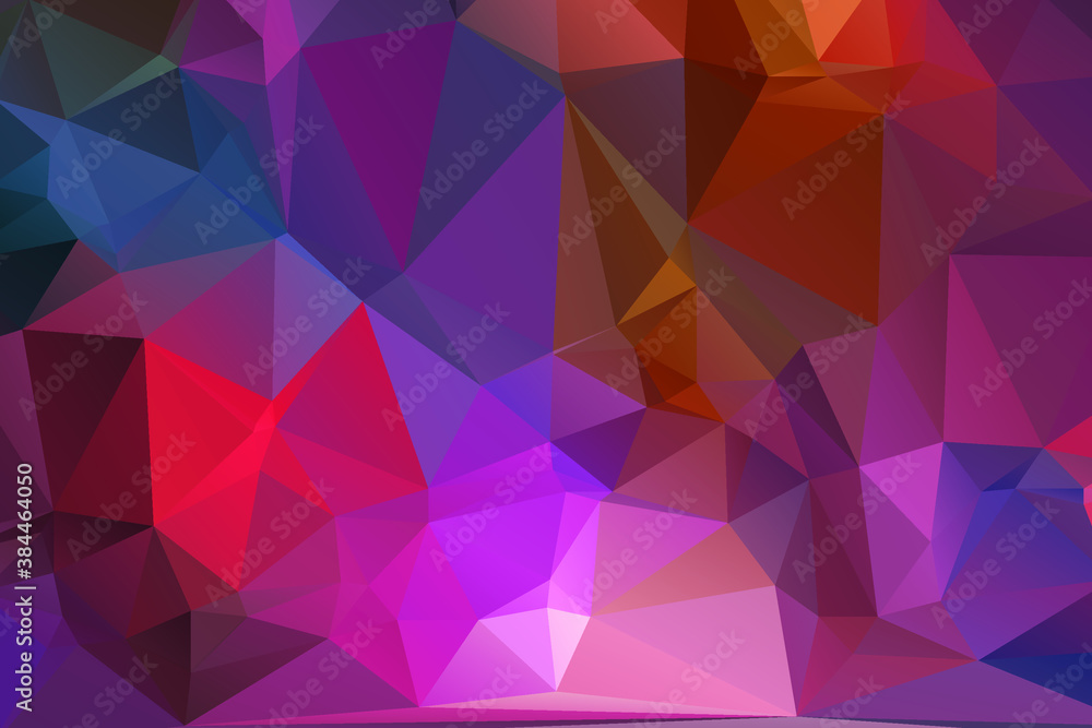 Obraz premium Abstract Color Polygon Background Design, Abstract Geometric Origami Style With Gradient. Presentation,Website, Backdrop, Cover,Banner,Pattern Template