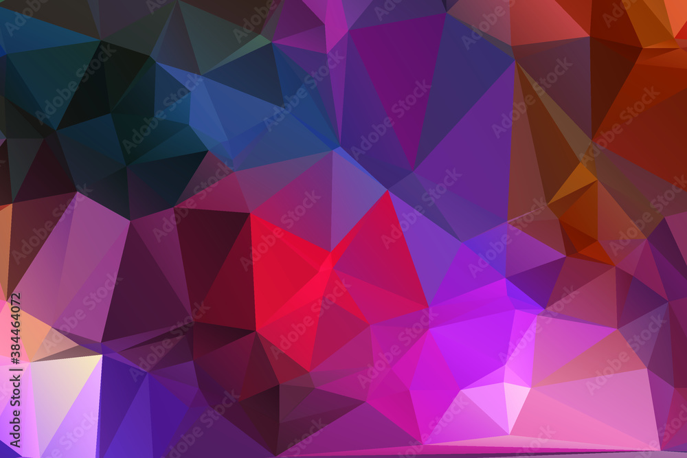 Obraz premium Abstract Color Polygon Background Design, Abstract Geometric Origami Style With Gradient. Presentation,Website, Backdrop, Cover,Banner,Pattern Template