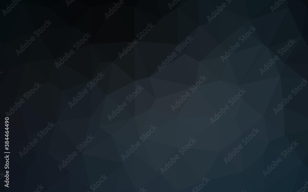 Dark BLUE vector blurry triangle template. Dark BLUE vector blurry triangle template.