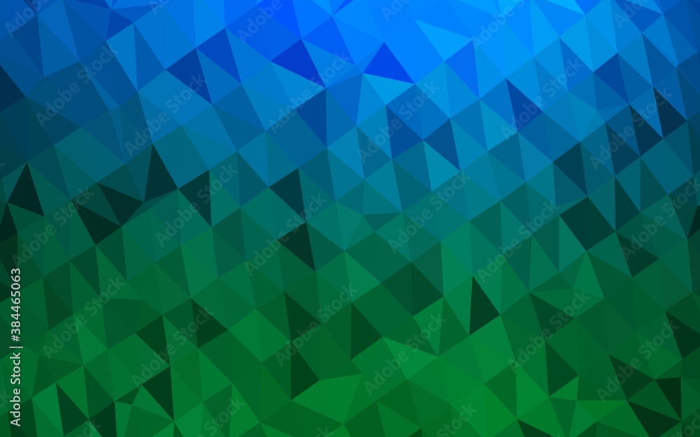 Dark Blue, Green vector low poly texture. Dark Blue, Green vector low poly texture.