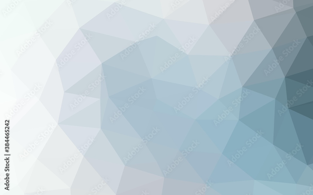 Light BLUE vector polygon abstract layout. Light BLUE vector polygon abstract layout.