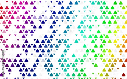 Light Multicolor, Rainbow vector seamless cover in polygonal style.