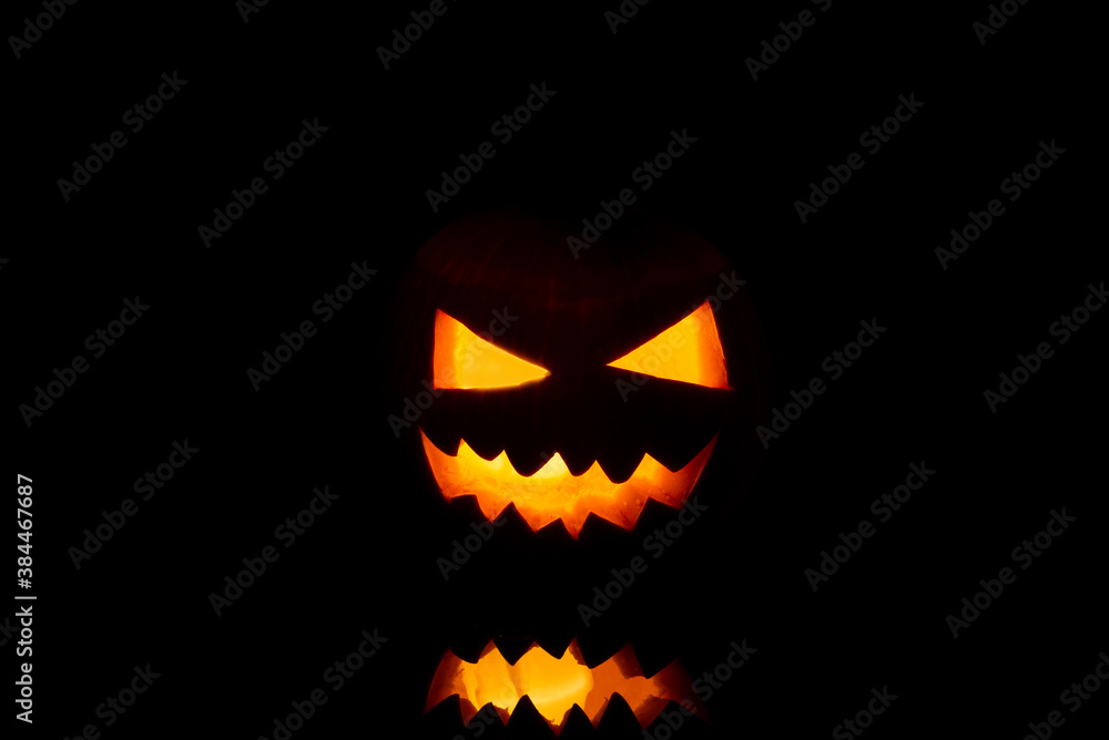 Jack o Lantern on a black background. Jack o Lantern on a black background.