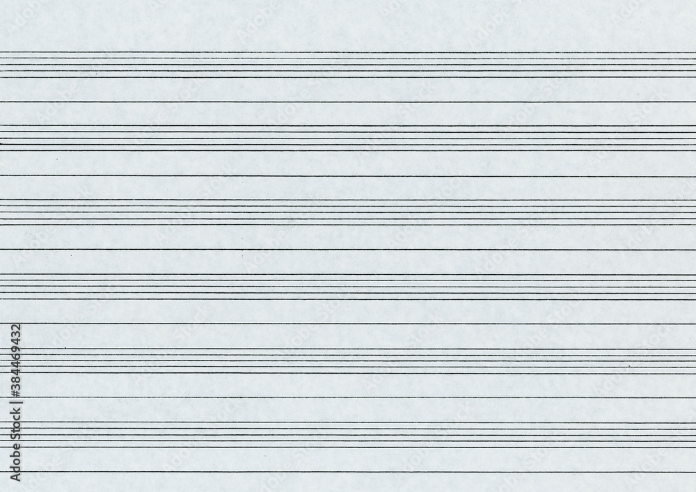 Fototapeta premium staff paper for music notation