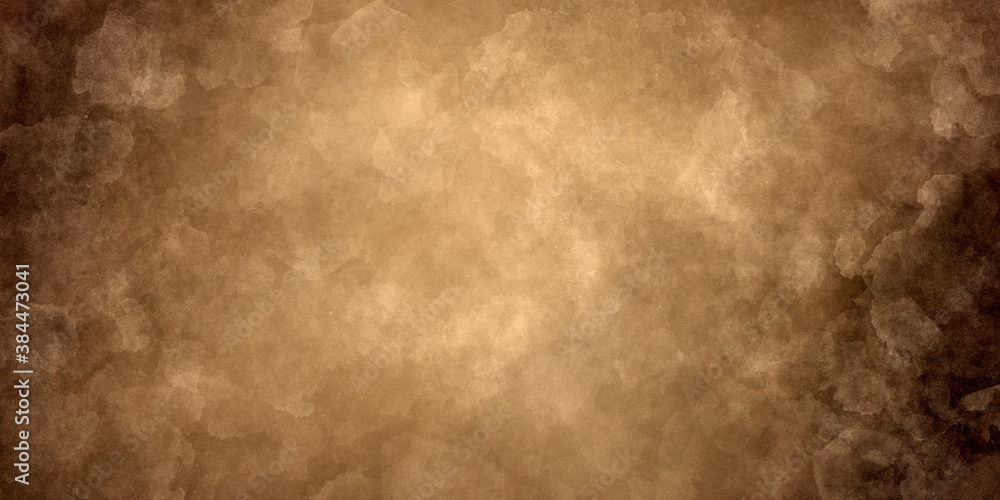 brown abstract grunge background with glow effect in the center, open space effect, blackout at the edges. Luxury dark rich background for decor brown abstract grunge background with glow effect in the center, open space effect, blackout at the edges. Luxury dark rich background for decor