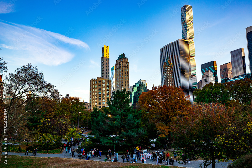 Midtown Manhattan from Central Park, Fall Midtown Manhattan from Central Park, Fall