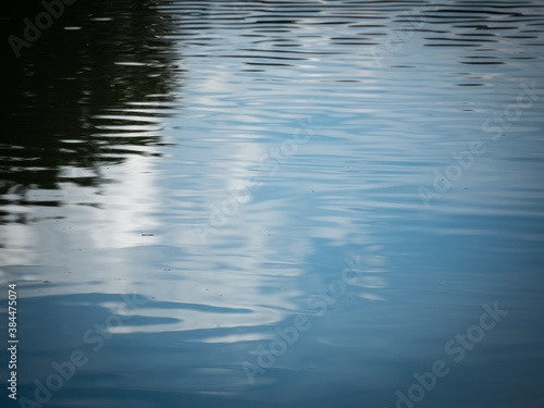 Reflection of the Clean and Calm Lagoon Water