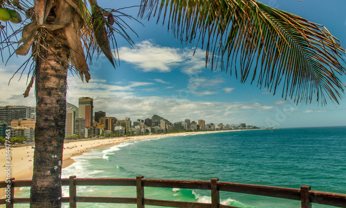 Mirante do Leblon Com uma vista lindo da Praia de Ipanema