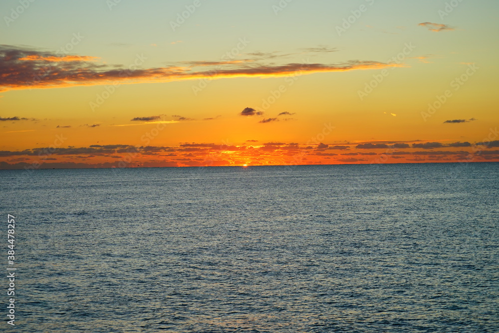 Fototapeta premium Miami Beach sun rise in Florida 