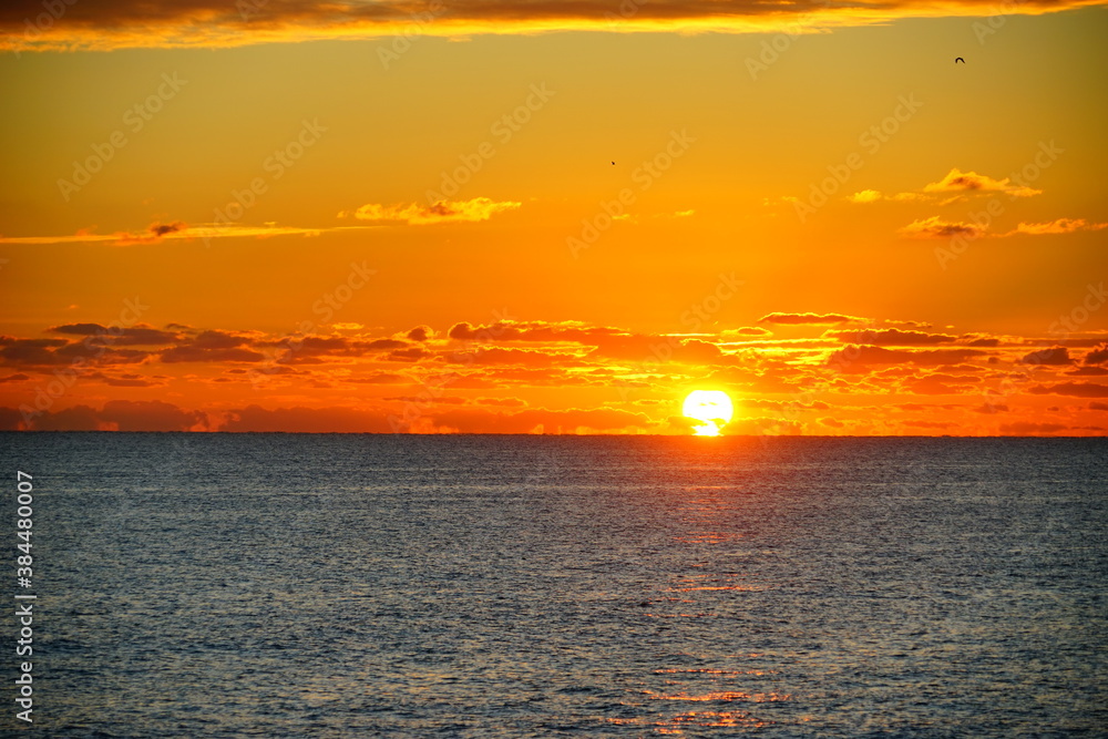 Miami Beach sun rise in Florida
