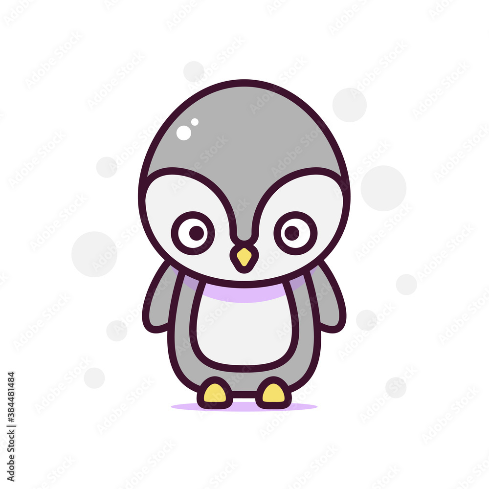 Obraz premium Winter Penguin