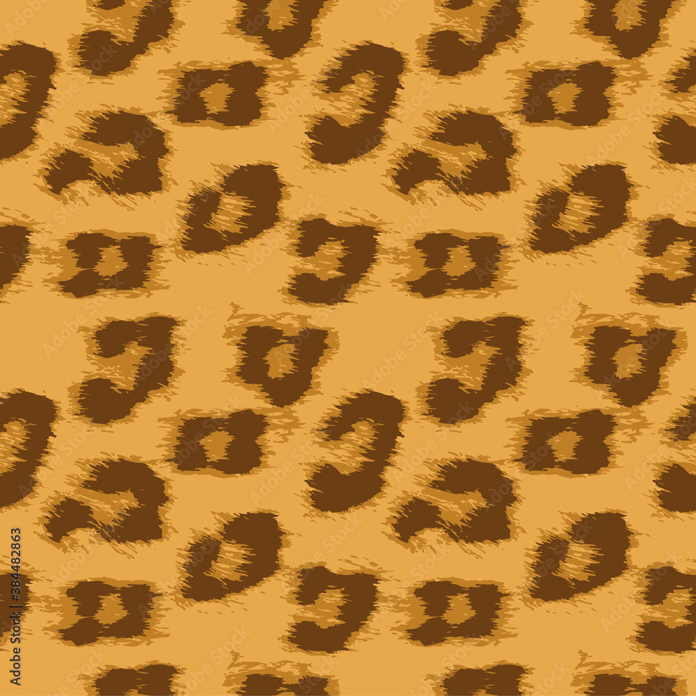 Leopard skin seamless pattern. Textile animal print. Leopard skin seamless pattern. Textile animal print.