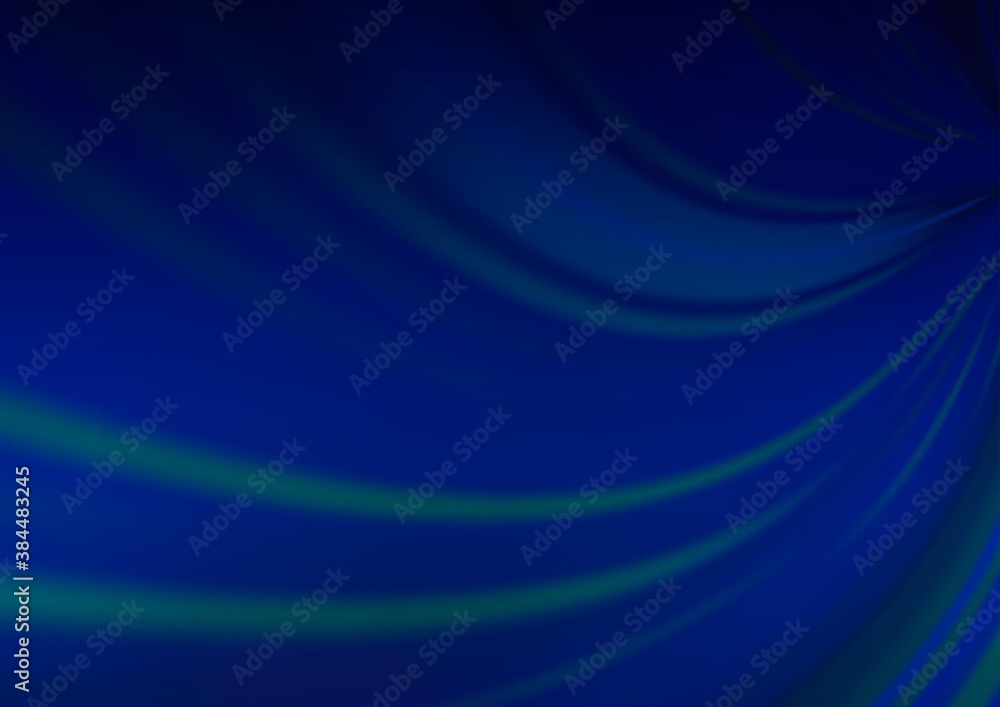 Fototapeta premium Dark BLUE vector bokeh pattern.