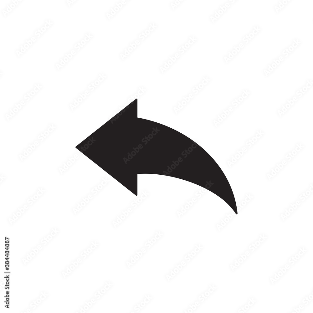 Arrow flat icon design vector Arrow flat icon design vector