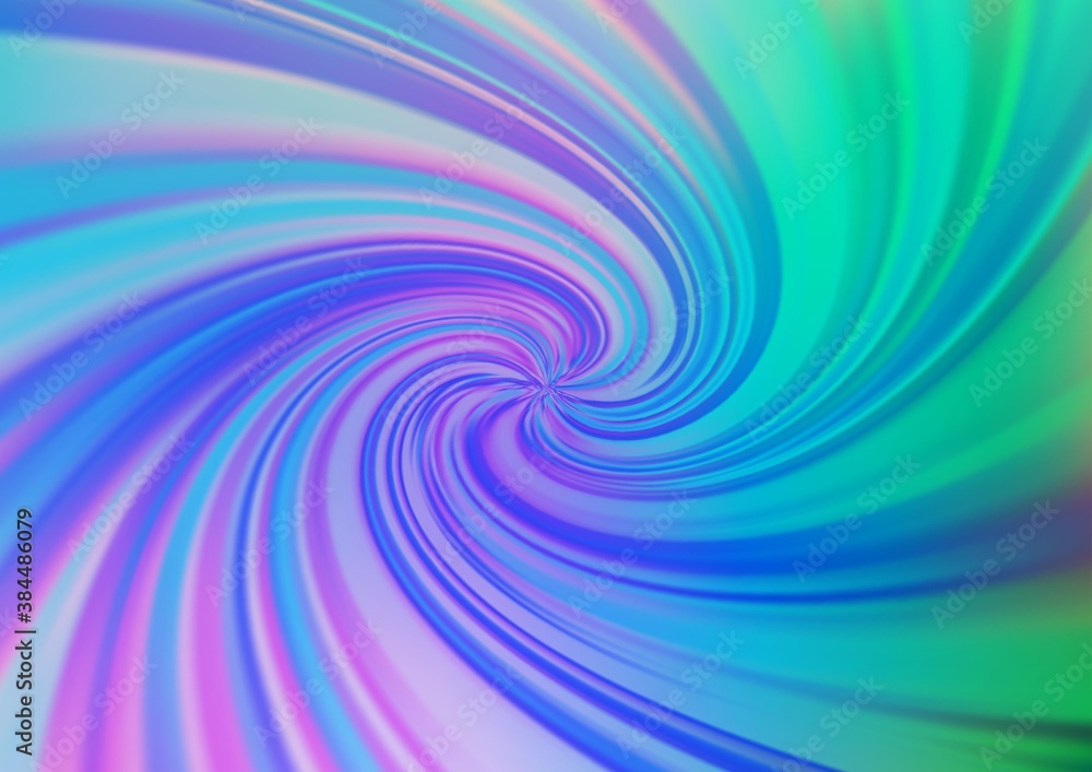 Fototapeta premium Light Multicolor, Rainbow vector blurred background.