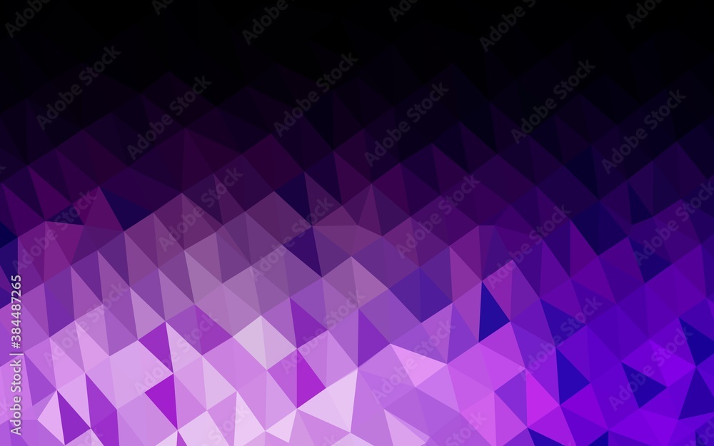 Light Purple vector abstract mosaic backdrop. Light Purple vector abstract mosaic backdrop.