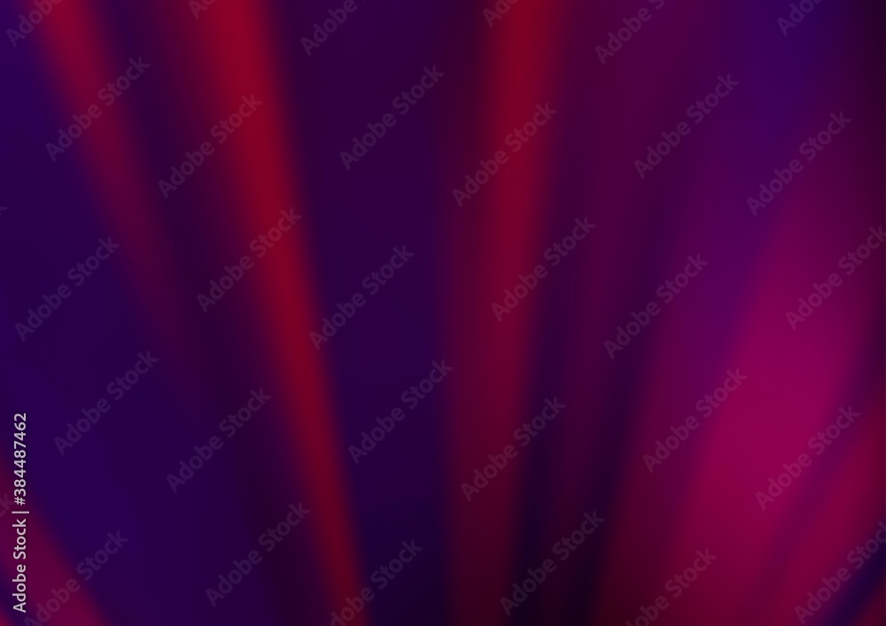 Fototapeta premium Dark Purple vector blurred bright background.