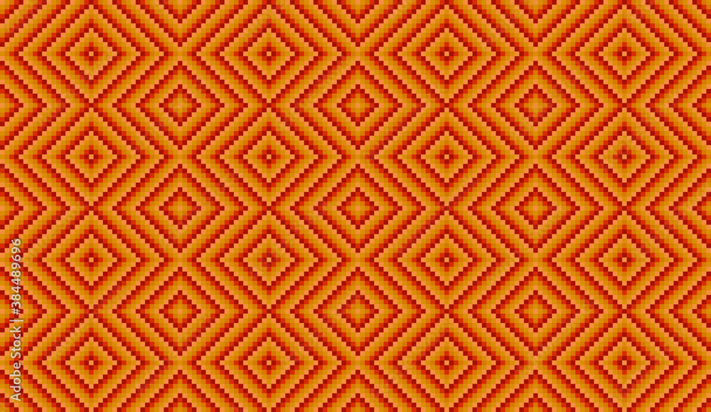 Vector illustration of seamless pattern made of squares Vector illustration of seamless pattern made of squares