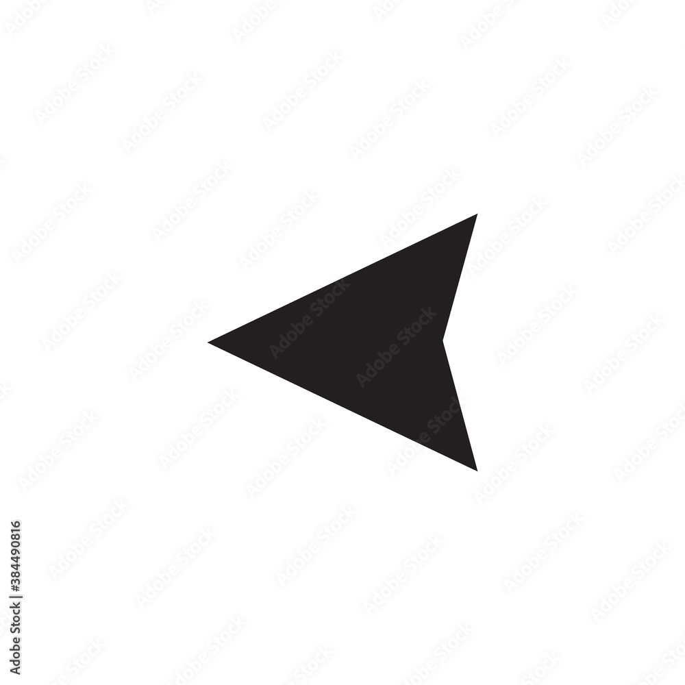 Arrow flat icon design vector Arrow flat icon design vector