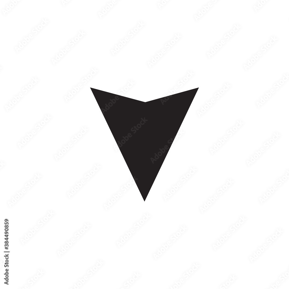Arrow flat icon design vector Arrow flat icon design vector