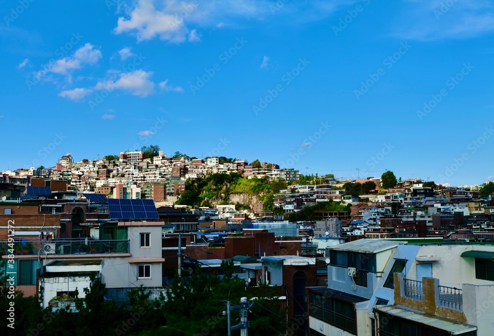 Fototapeta premium view of the city of the region sea