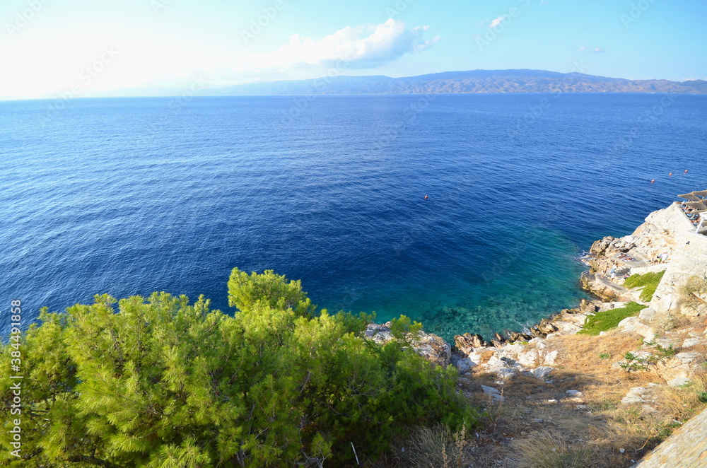 Natural landscape of Hydra in Greece Natural landscape of Hydra in Greece