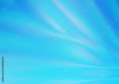 Light BLUE vector blurred and colored template.