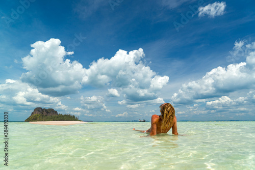 Woman at the beach in Thailand © Netfalls