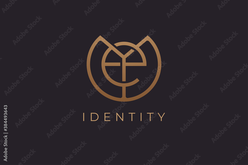 Abstract initial letter E and Y logo,usable for branding and business logos, Flat Logo Design Template, vector illustration Abstract initial letter E and Y logo,usable for branding and business logos, Flat Logo Design Template, vector illustration