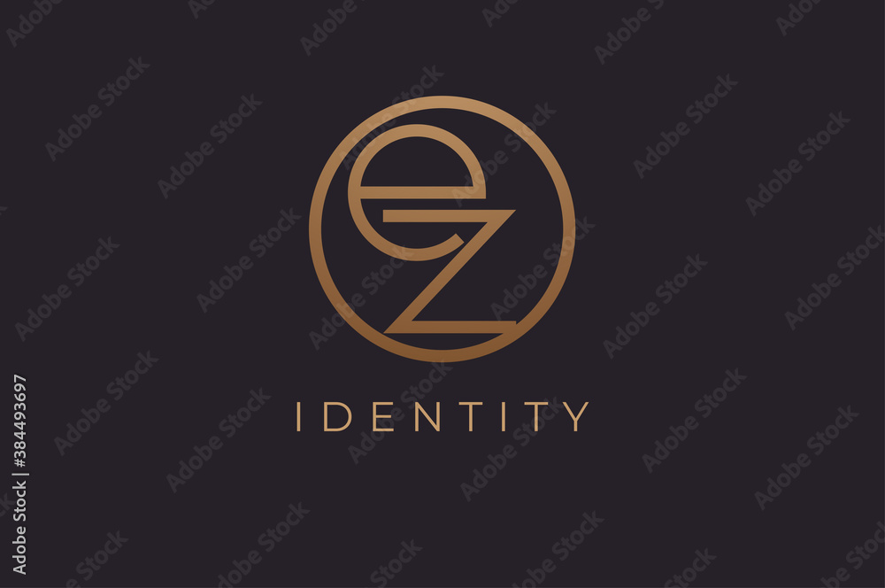 Abstract initial letter E and Z logo,usable for branding and business logos, Flat Logo Design Template, vector illustration Abstract initial letter E and Z logo,usable for branding and business logos, Flat Logo Design Template, vector illustration