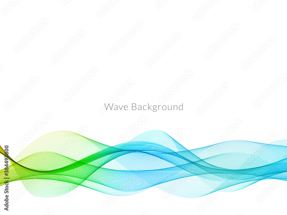 Obraz premium Abstract background with colorful flowing wave design