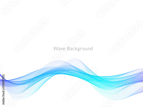 Smooth stylish colorful wave background © JupiterArts