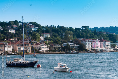 Bosphorus coast scene photo