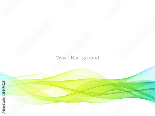 Attractive modern wave concept decorative background