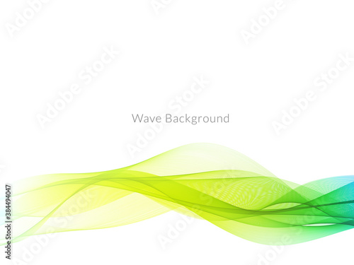 Smooth stylish colorful wave background