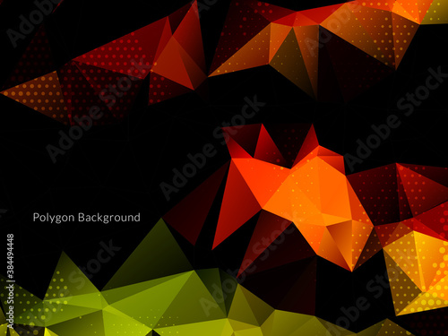 Modern colorful geometric polygon background