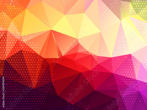 Modern colorful geometric polygon background