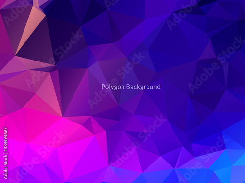 Decorative background with colorful polygon shapes